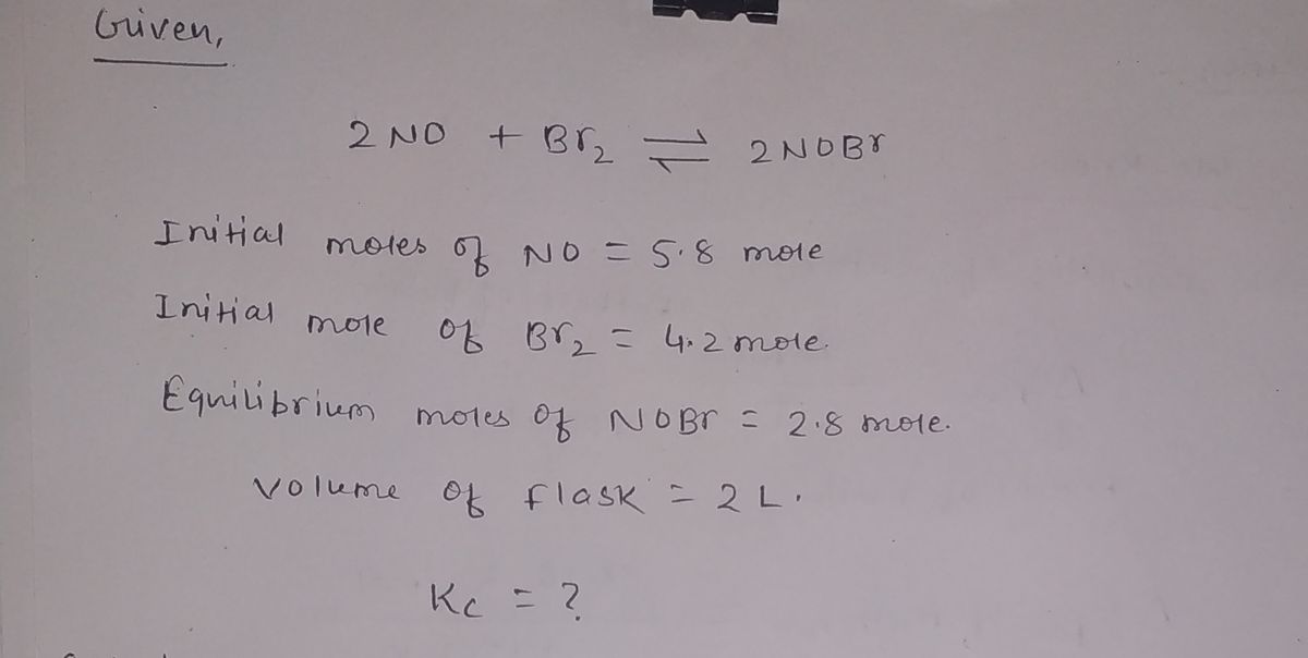 Chemistry homework question answer, step 1, image 1