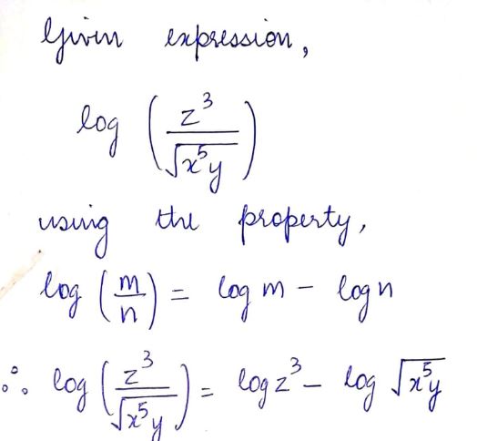 Answered Use The Properties Of Logarithms To Bartleby 6942