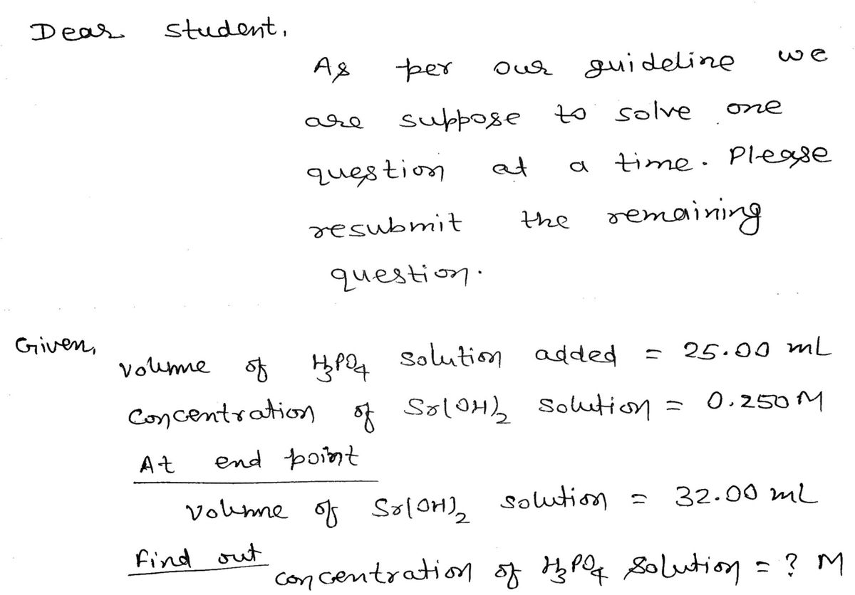 Chemistry homework question answer, step 1, image 1