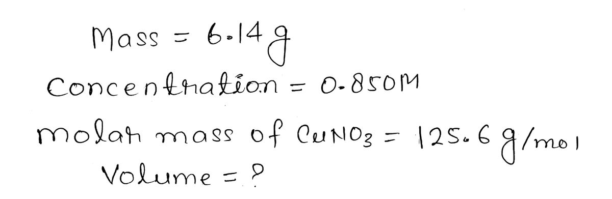 Chemistry homework question answer, step 1, image 1