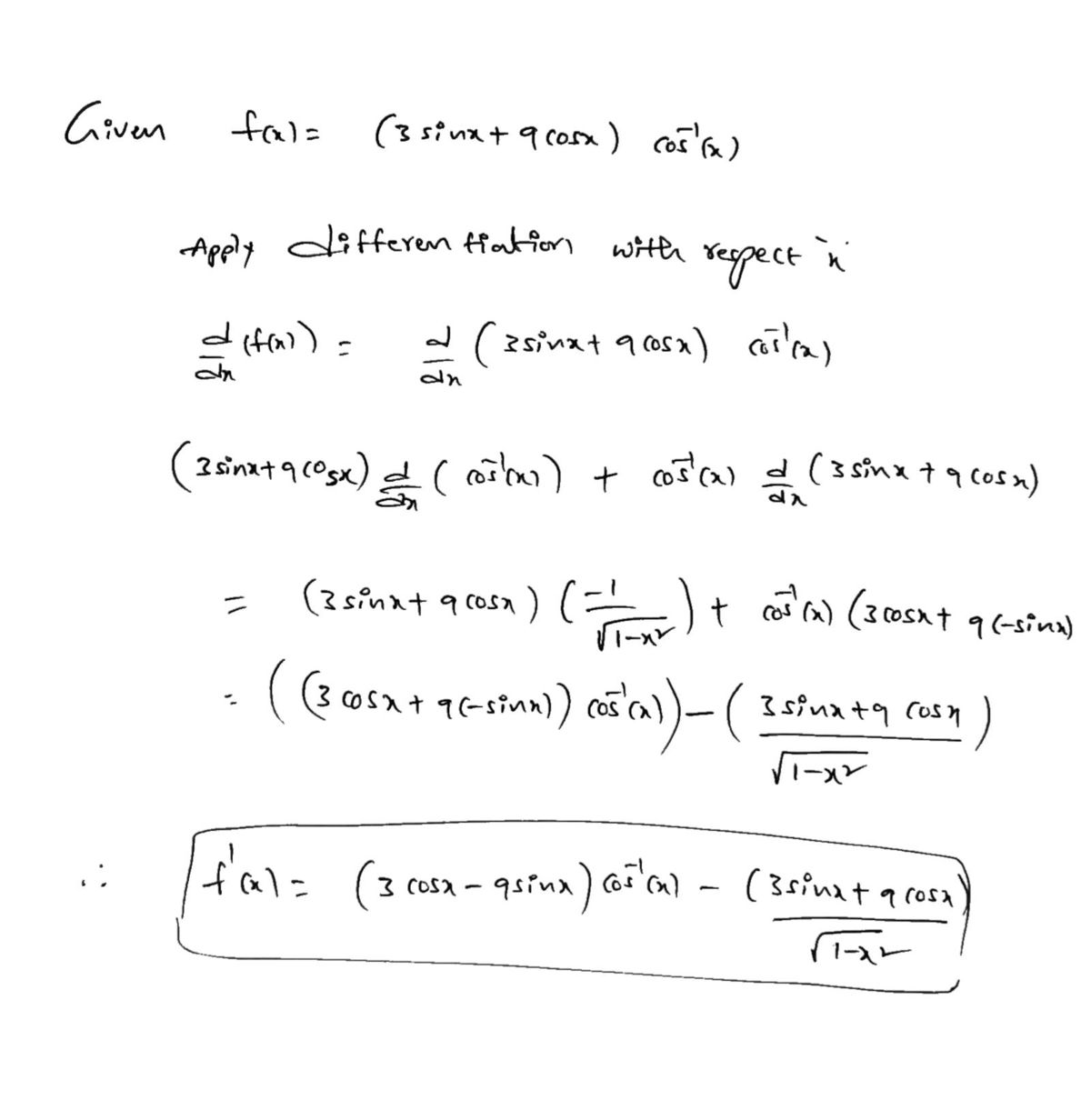 Calculus homework question answer, step 1, image 1