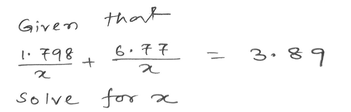 Algebra homework question answer, step 1, image 1