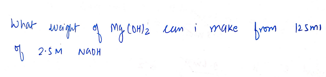 Chemistry homework question answer, step 1, image 1