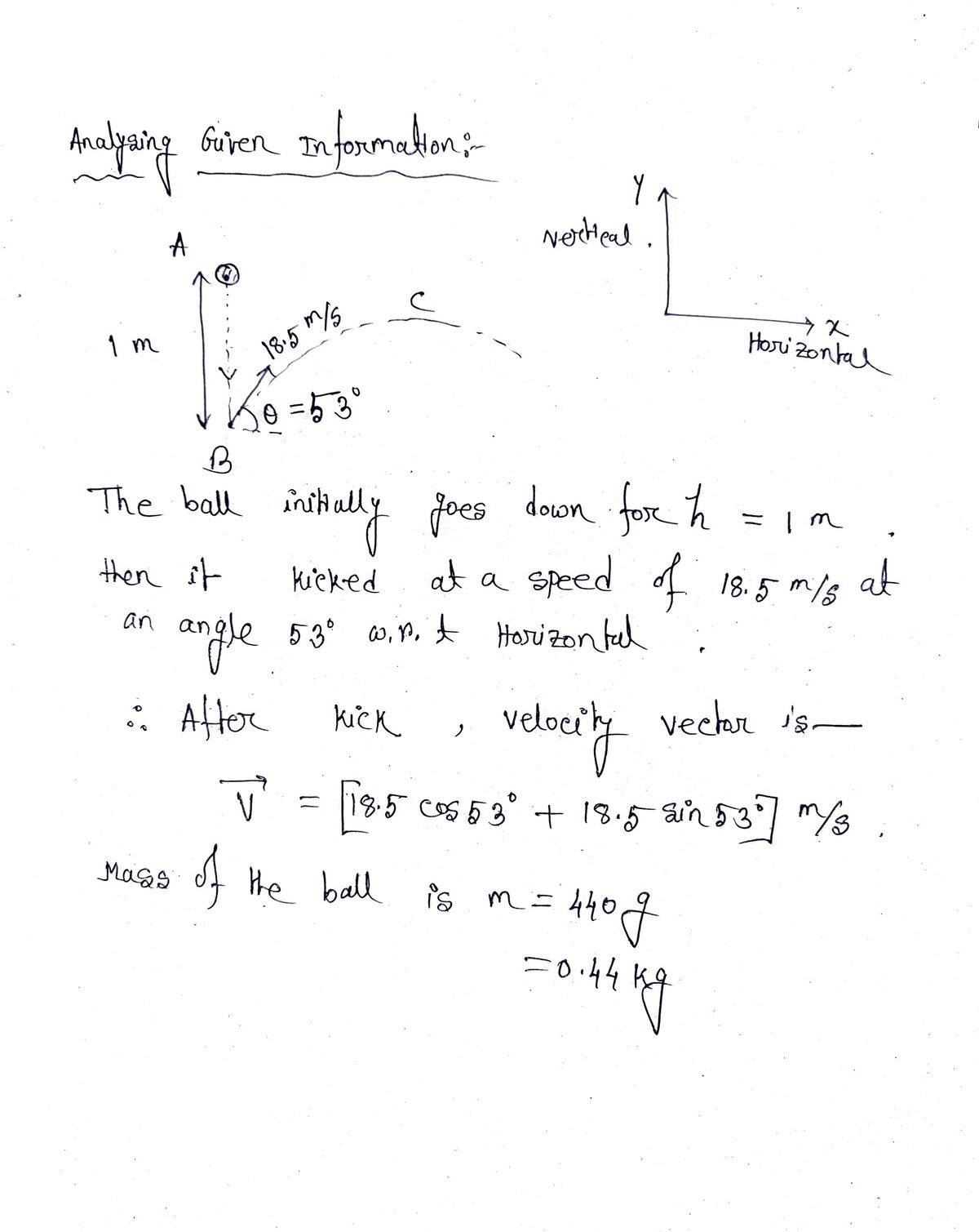 Physics homework question answer, step 1, image 1