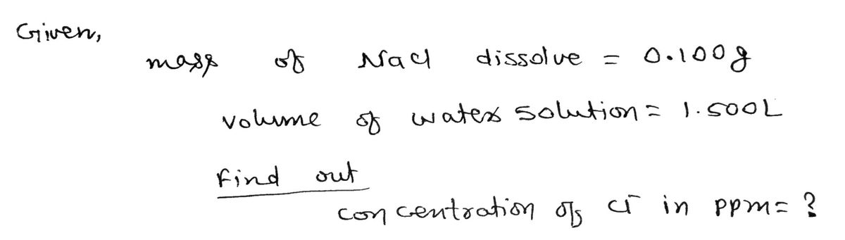 Chemistry homework question answer, step 1, image 1