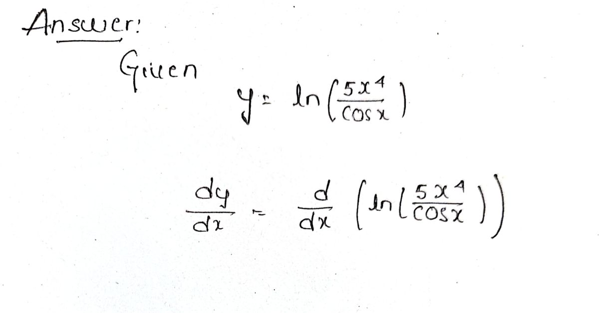 Calculus homework question answer, step 1, image 1