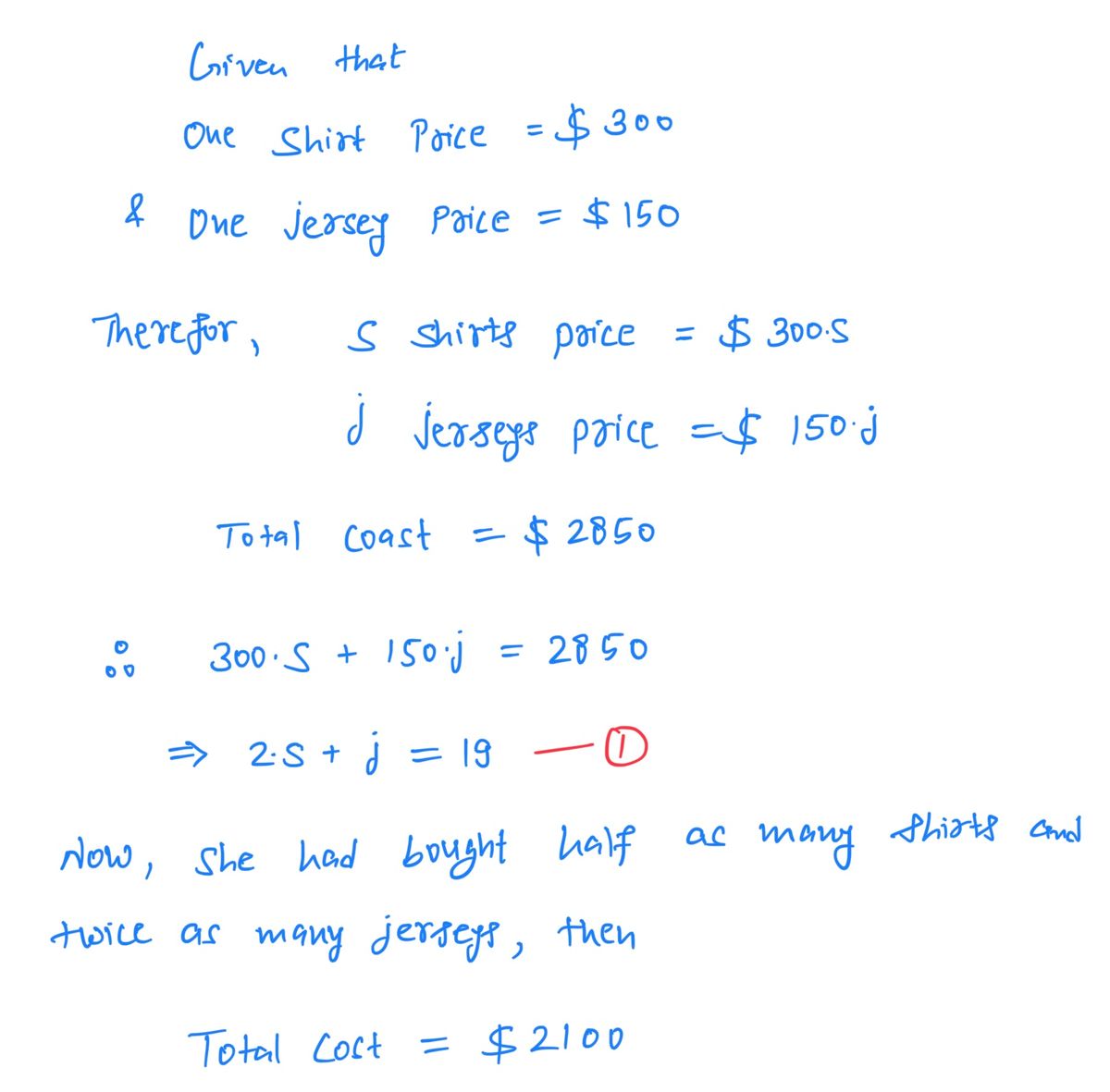 Algebra homework question answer, step 1, image 1