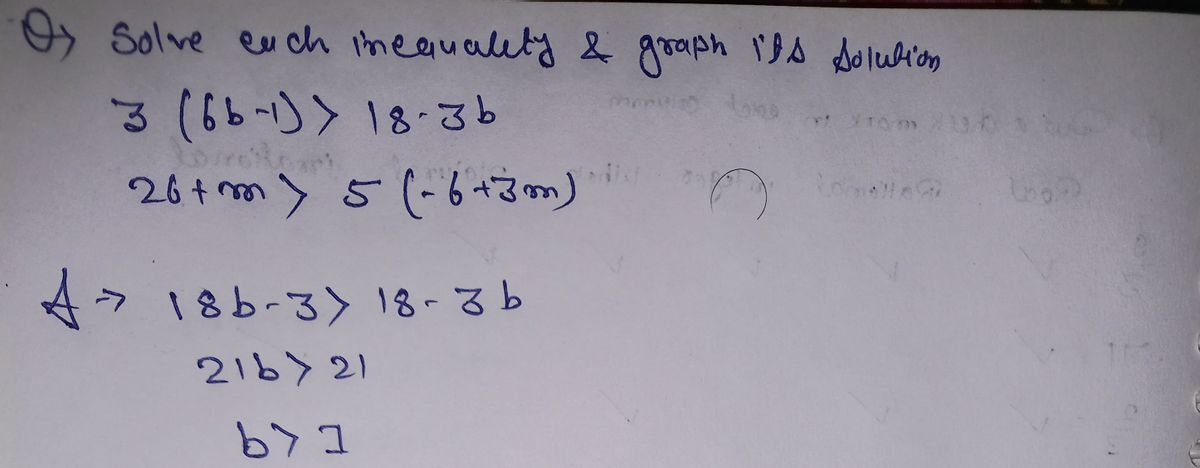 Algebra homework question answer, step 1, image 1