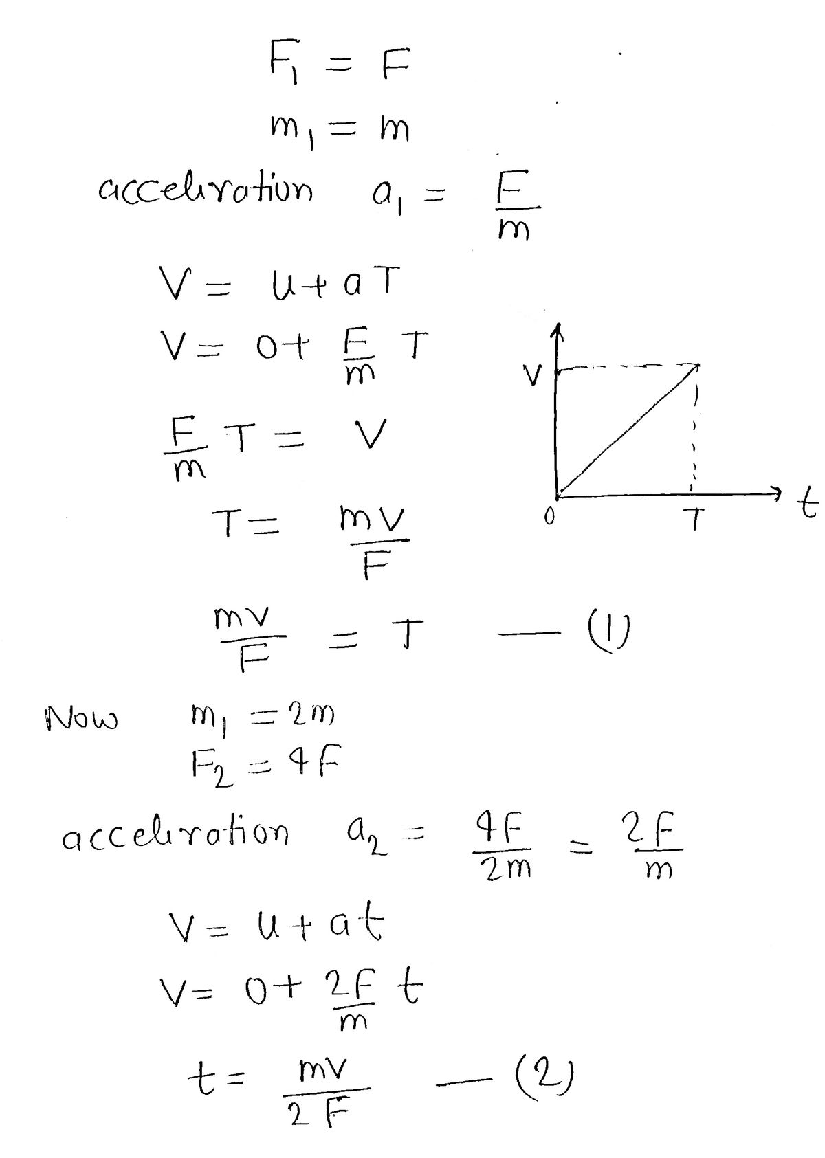 Physics homework question answer, step 1, image 1