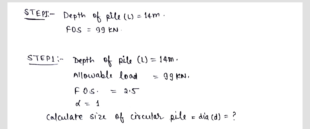 Civil Engineering homework question answer, step 1, image 1