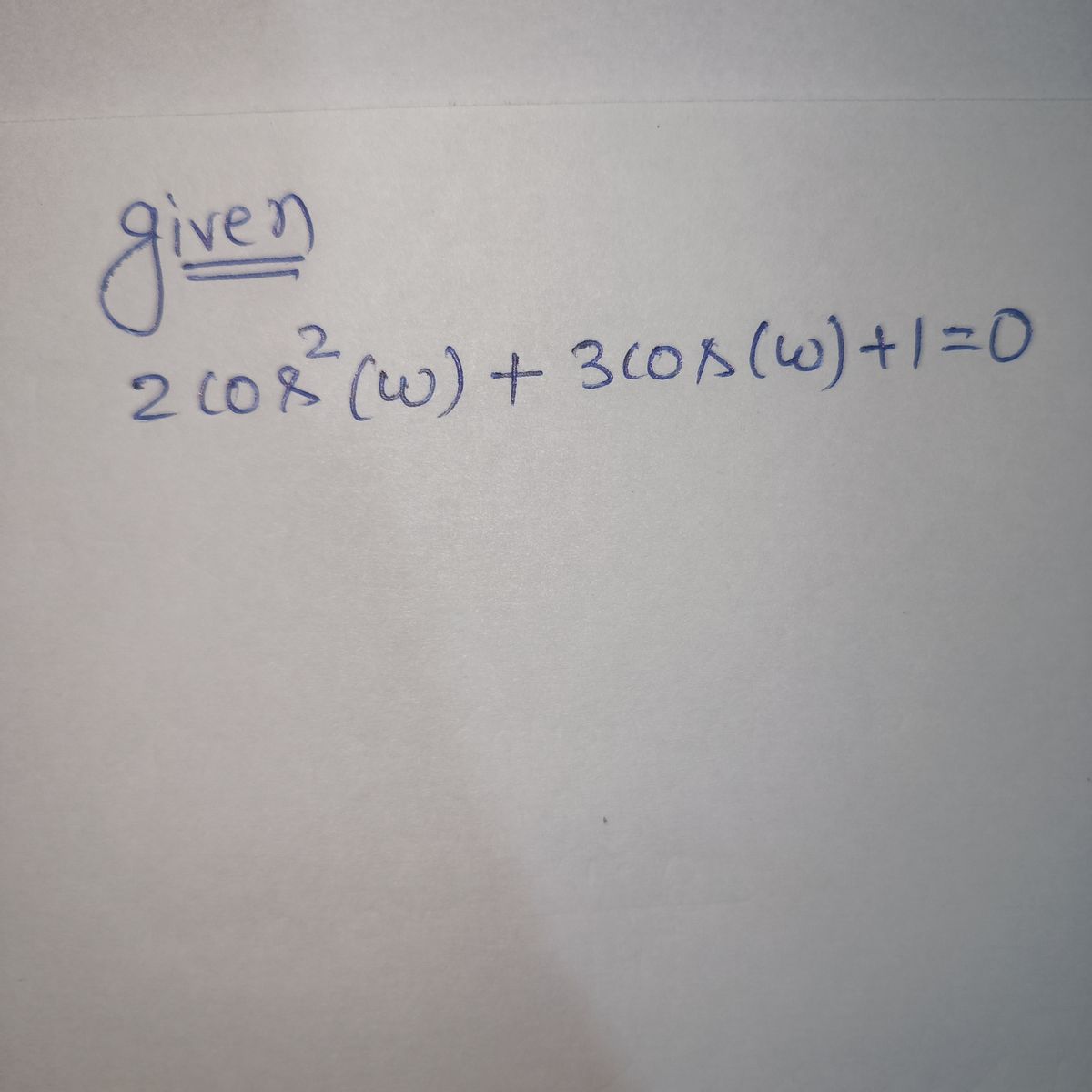 Trigonometry homework question answer, step 1, image 1