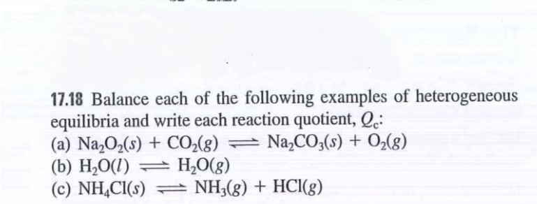 Answered 17 18 Balance Each Of The Following Bartleby