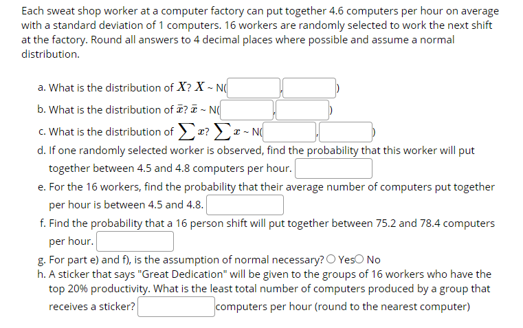Answered A What Is The Distribution Of X X N Bartleby