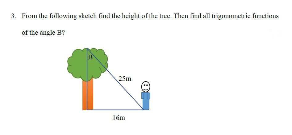 Answered: 3. From The Following Sketch Find The… | Bartleby