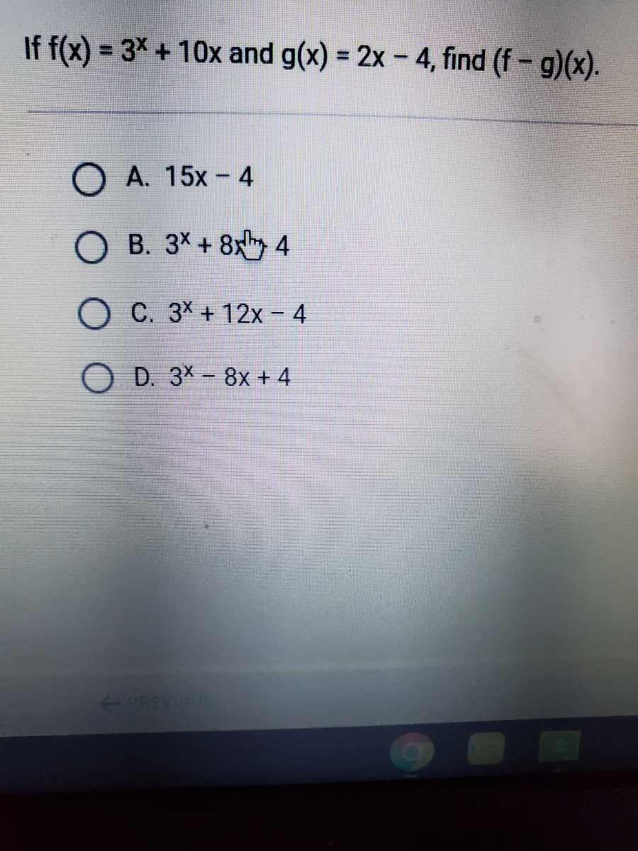 Answered If F X 3 10x And G X 2x 4 Bartleby