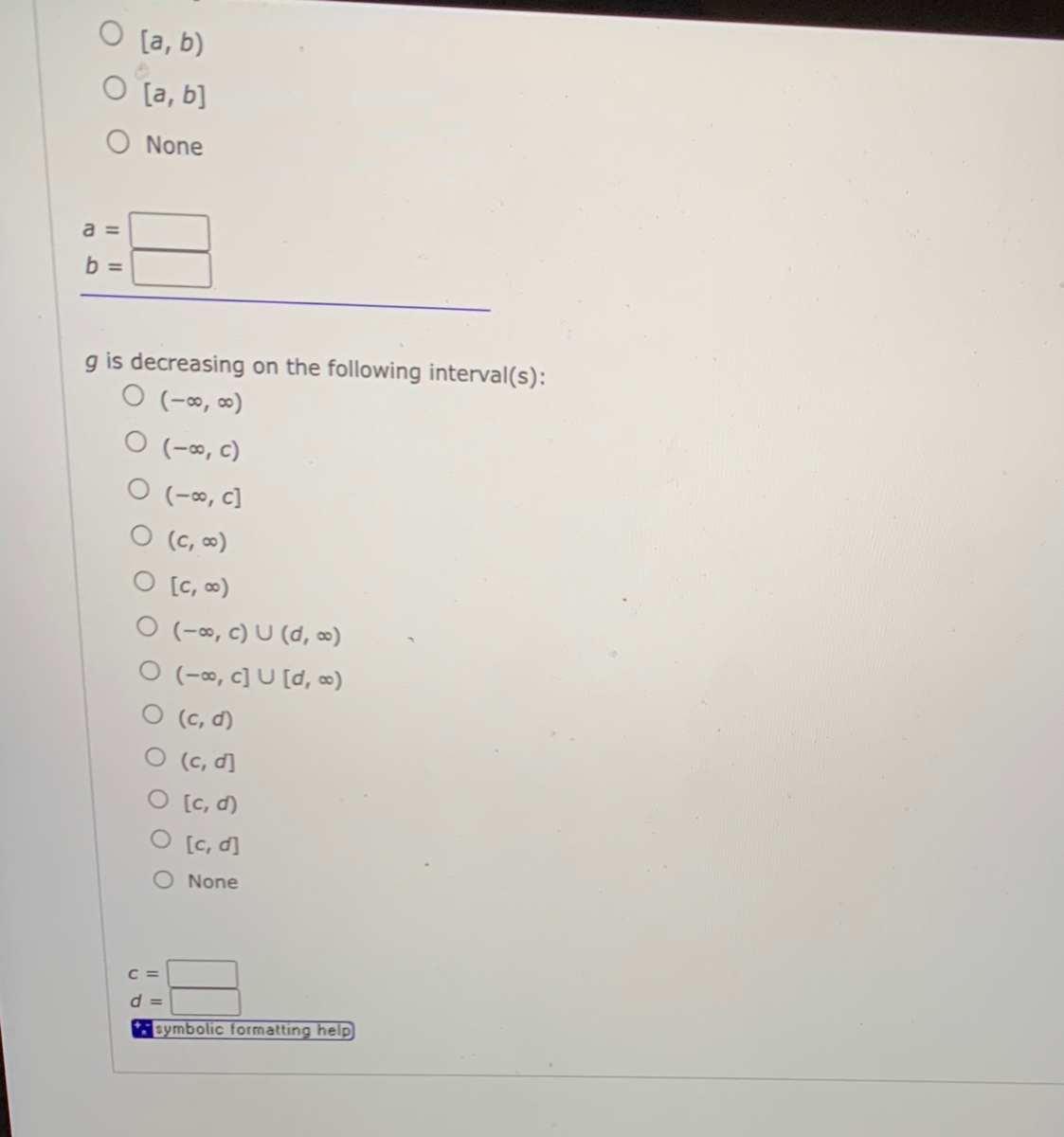 Answered A B G Is Decreasing On The Bartleby