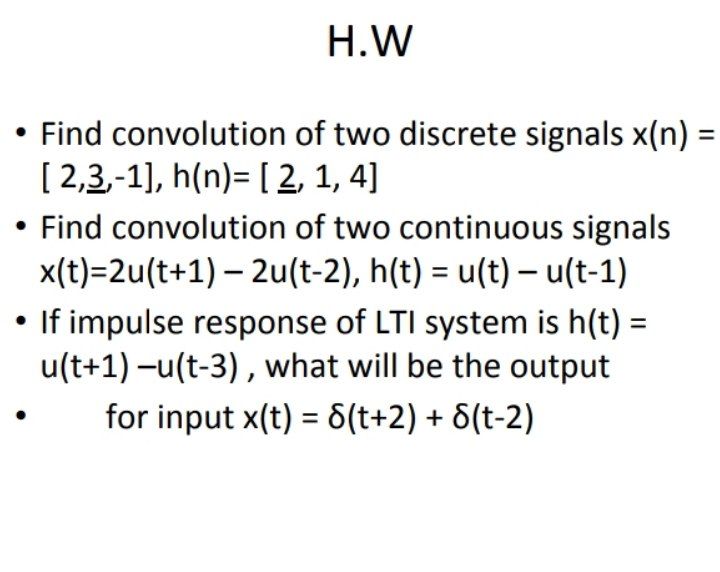 Answered Find Convolution Of Two Discrete Bartleby