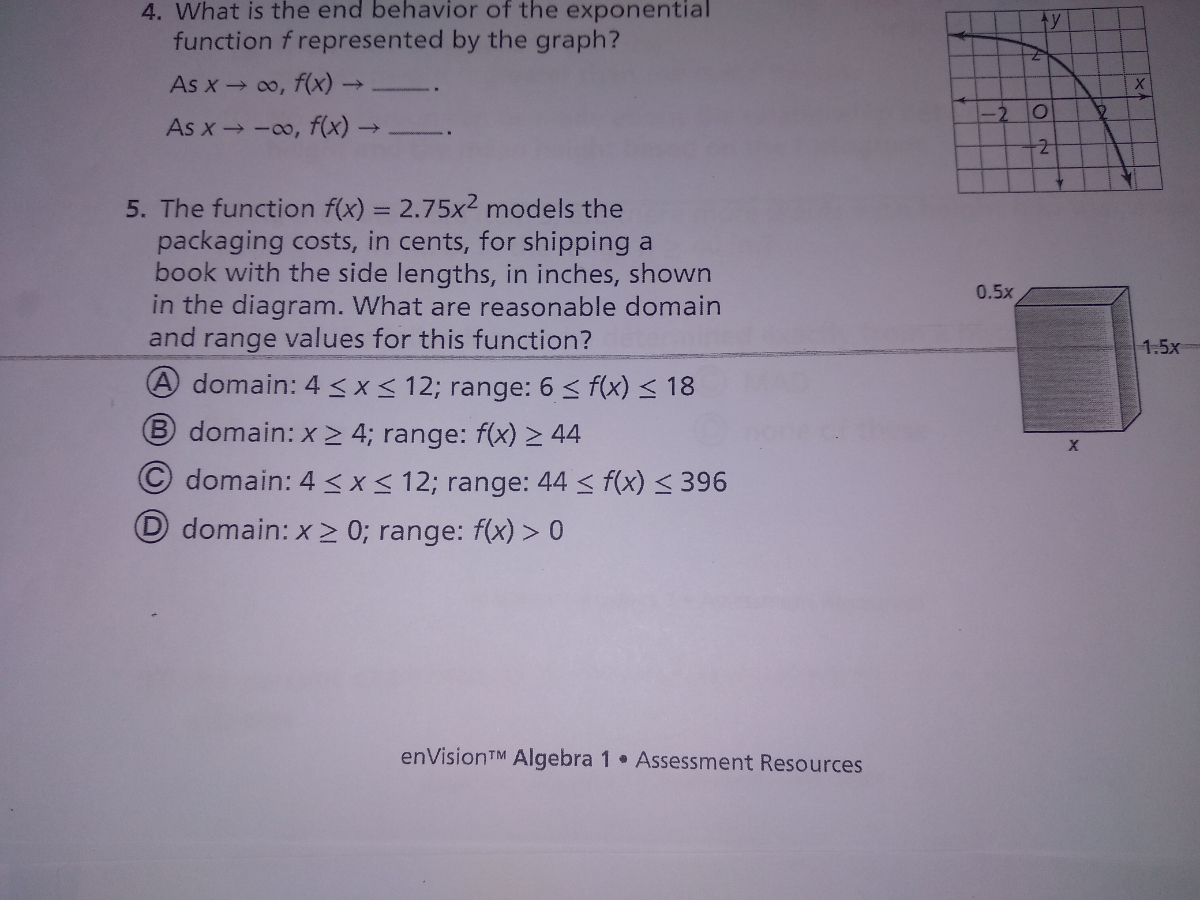 Answered 5 The Function F X 2 75x2 Models Bartleby