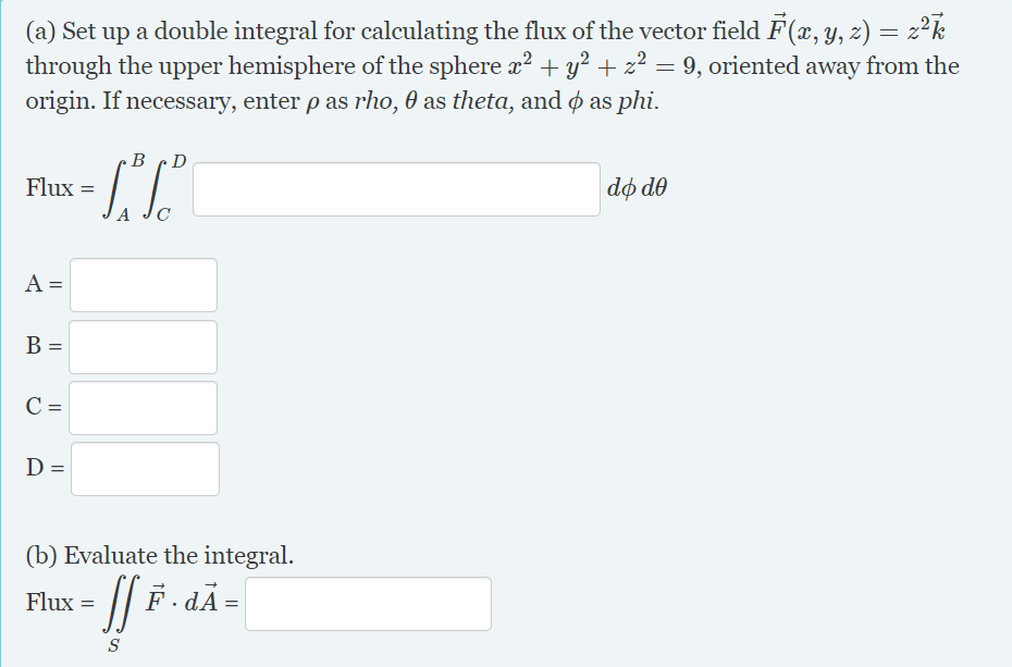Answered A Set Up A Double Integral For Bartleby