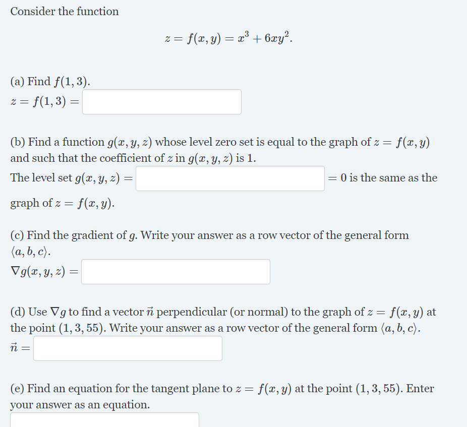 Answered Consider The Function Z F X Y X Bartleby