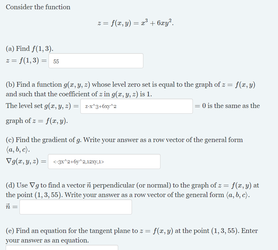 Answered Consider The Function Z F X Y X Bartleby