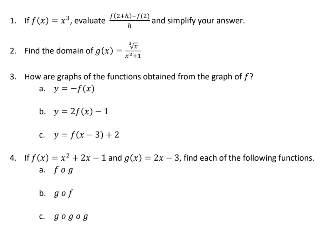 Answered F 2 H F 2 If F X X Evaluate And Bartleby