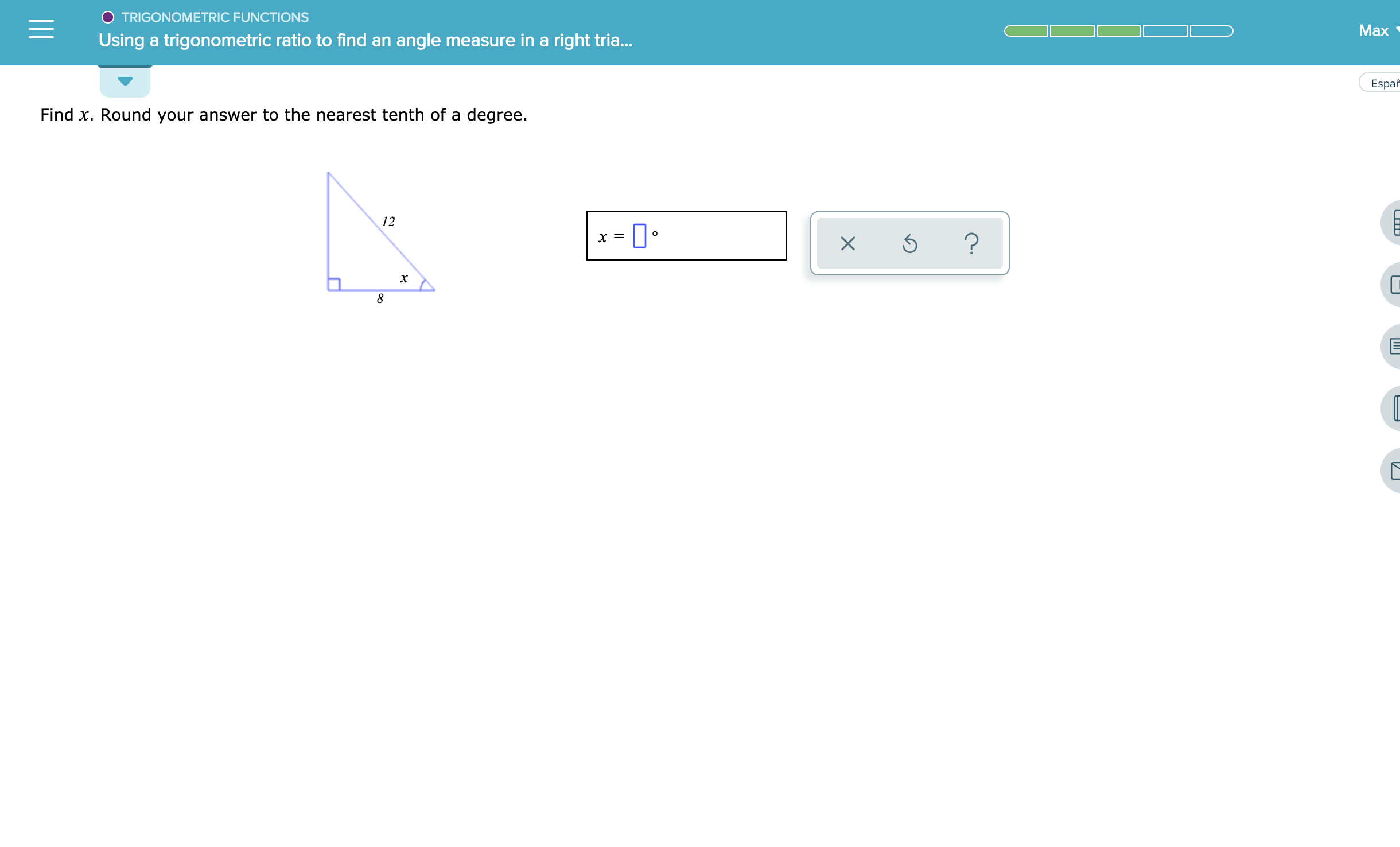 Answered: O TRIGONOMETRIC FUNCTIONS Max Using a… | bartleby