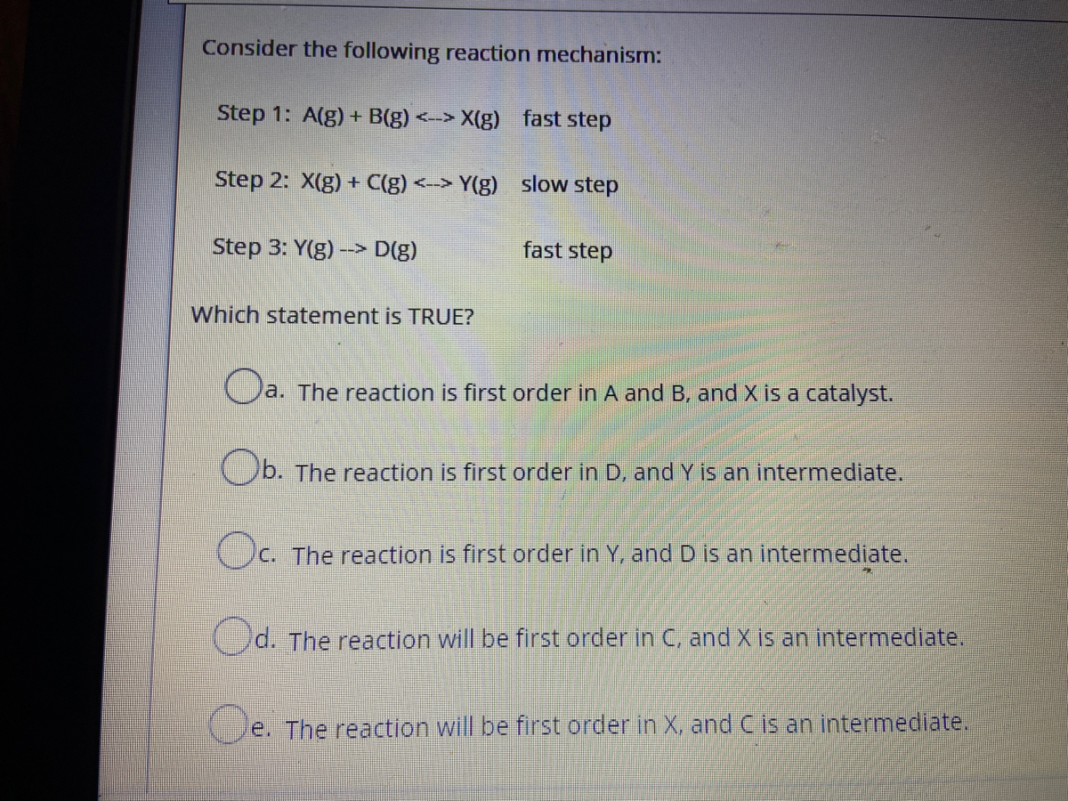 Answered Consider The Following Reaction Bartleby