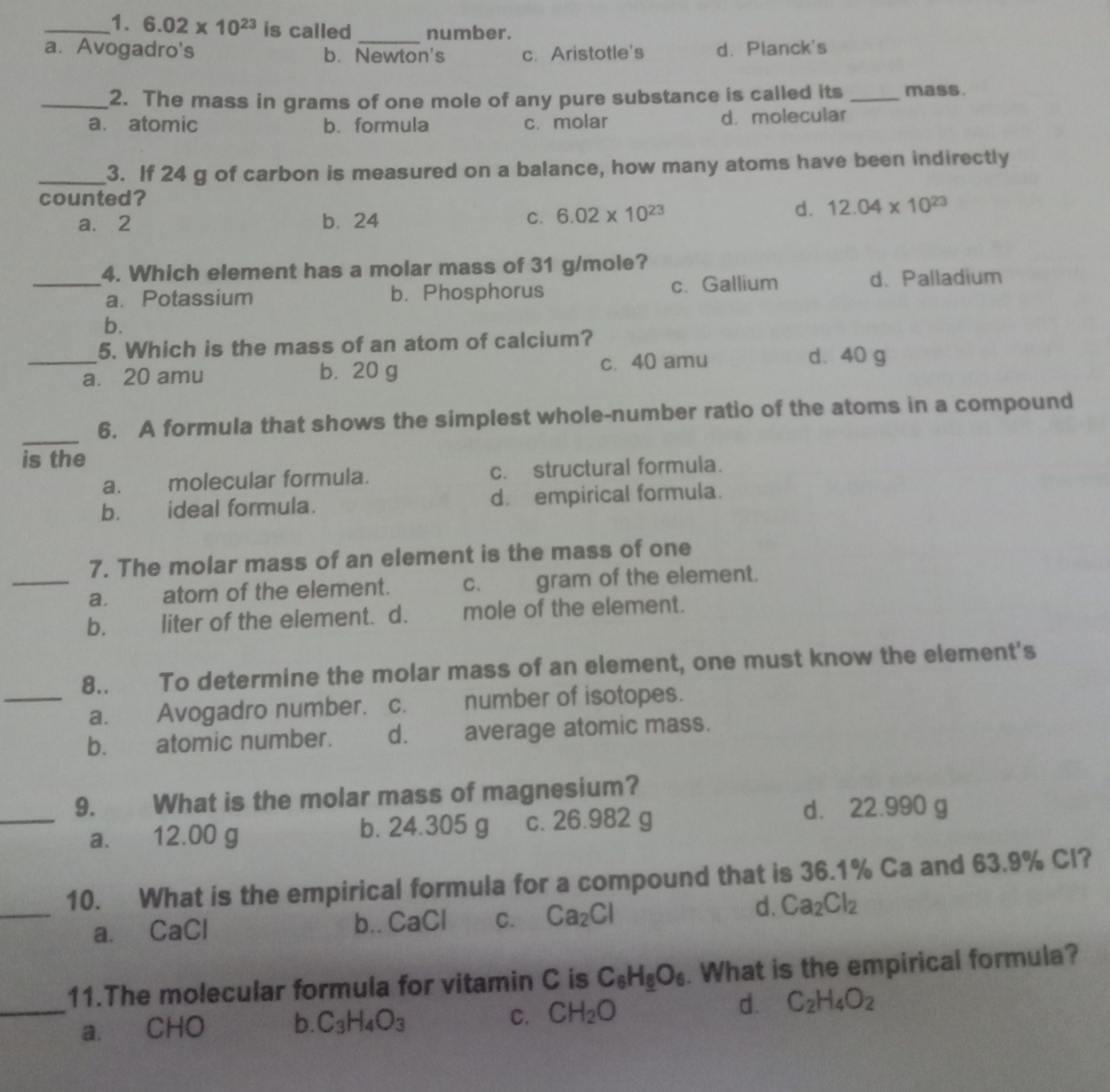 Answered 1 6 02 X 1023 Is Called A Avogadro S Bartleby