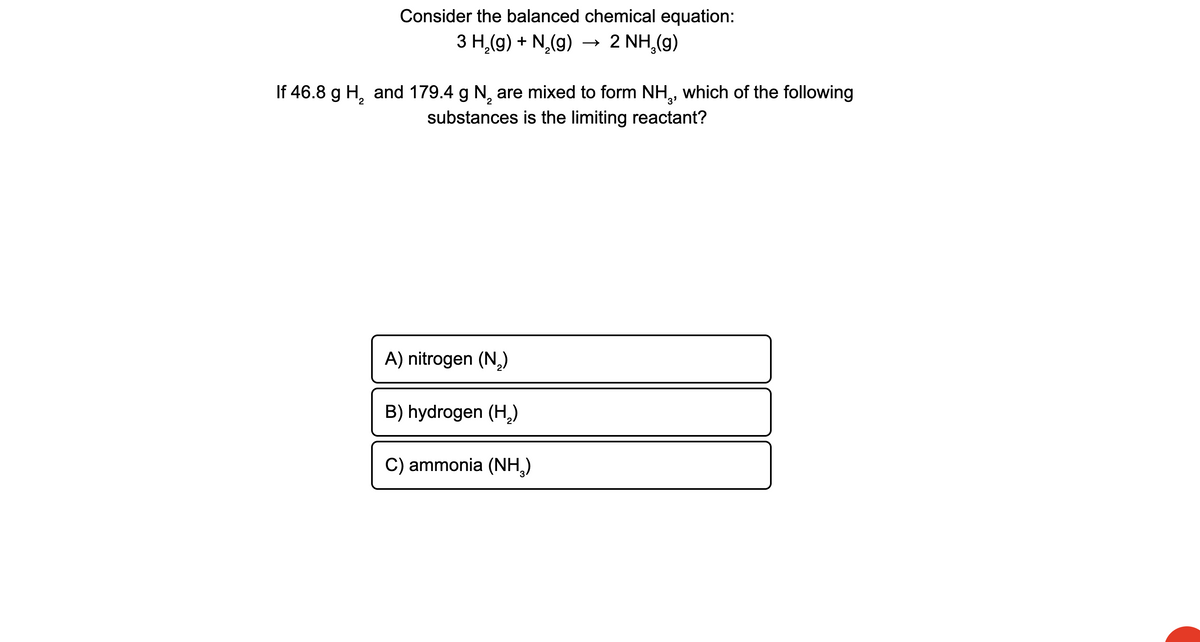 Answered Consider The Balanced Chemical Bartleby