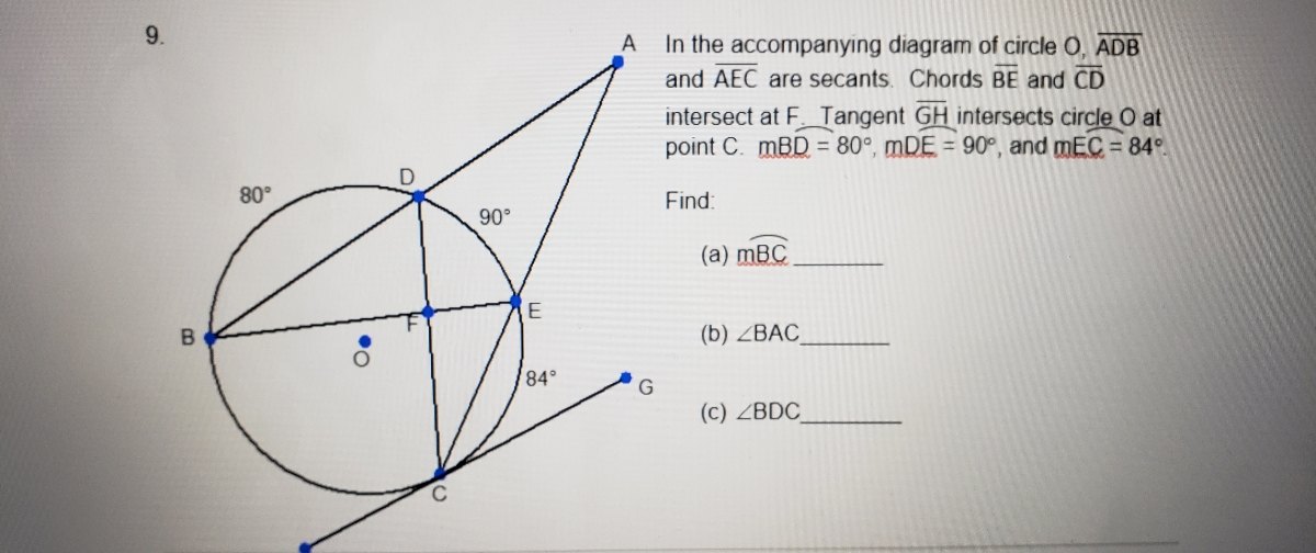 Answered: 9. In The Accompanying Diagram Of… 