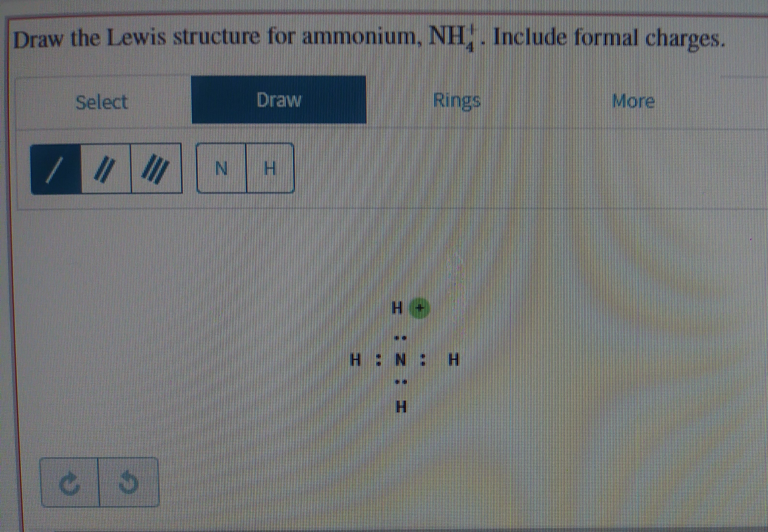 Answered Draw the Lewis structure for ammonium,… bartleby