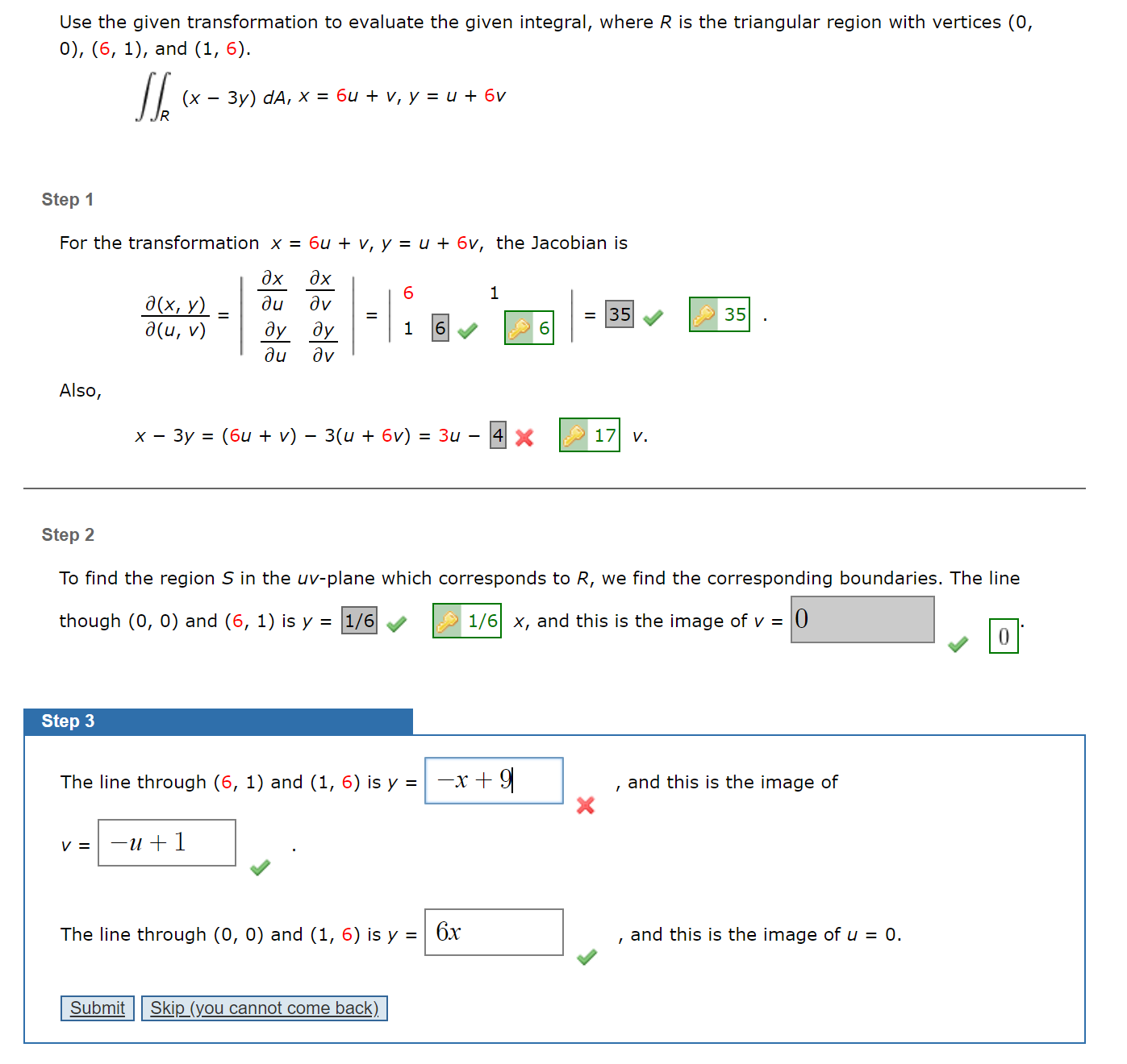 Answered Use The Given Transformation To Bartleby