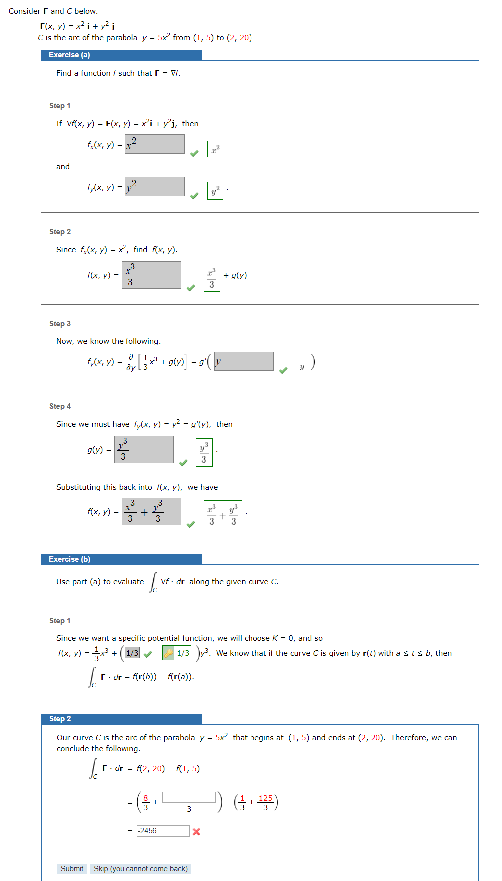 Answered Consider F And C Below F X Y X2 I Bartleby