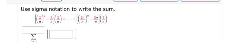 sum of arithmetic series sigma notation calculator