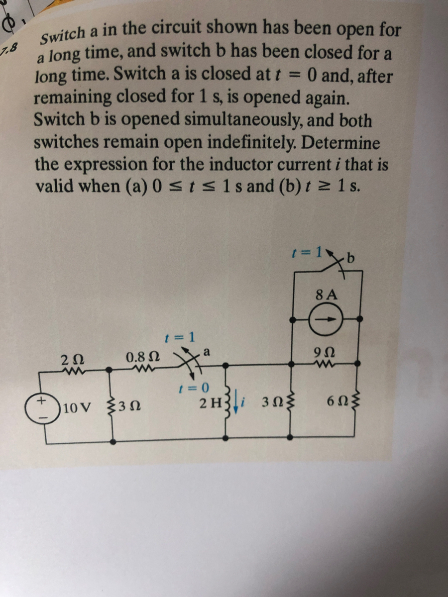 Answered: Switch A In The Circuit Shown Has Been… | Bartleby