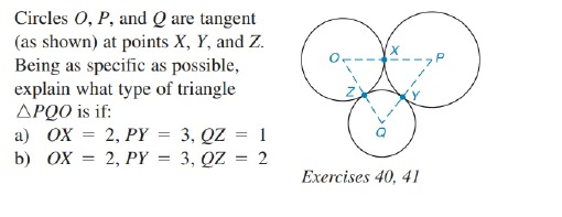 Answered Circles 0 P And Q Are Tangent As Bartleby