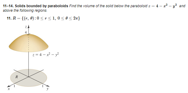 Answered 11 14 Solids Bounded By Paraboloids Bartleby