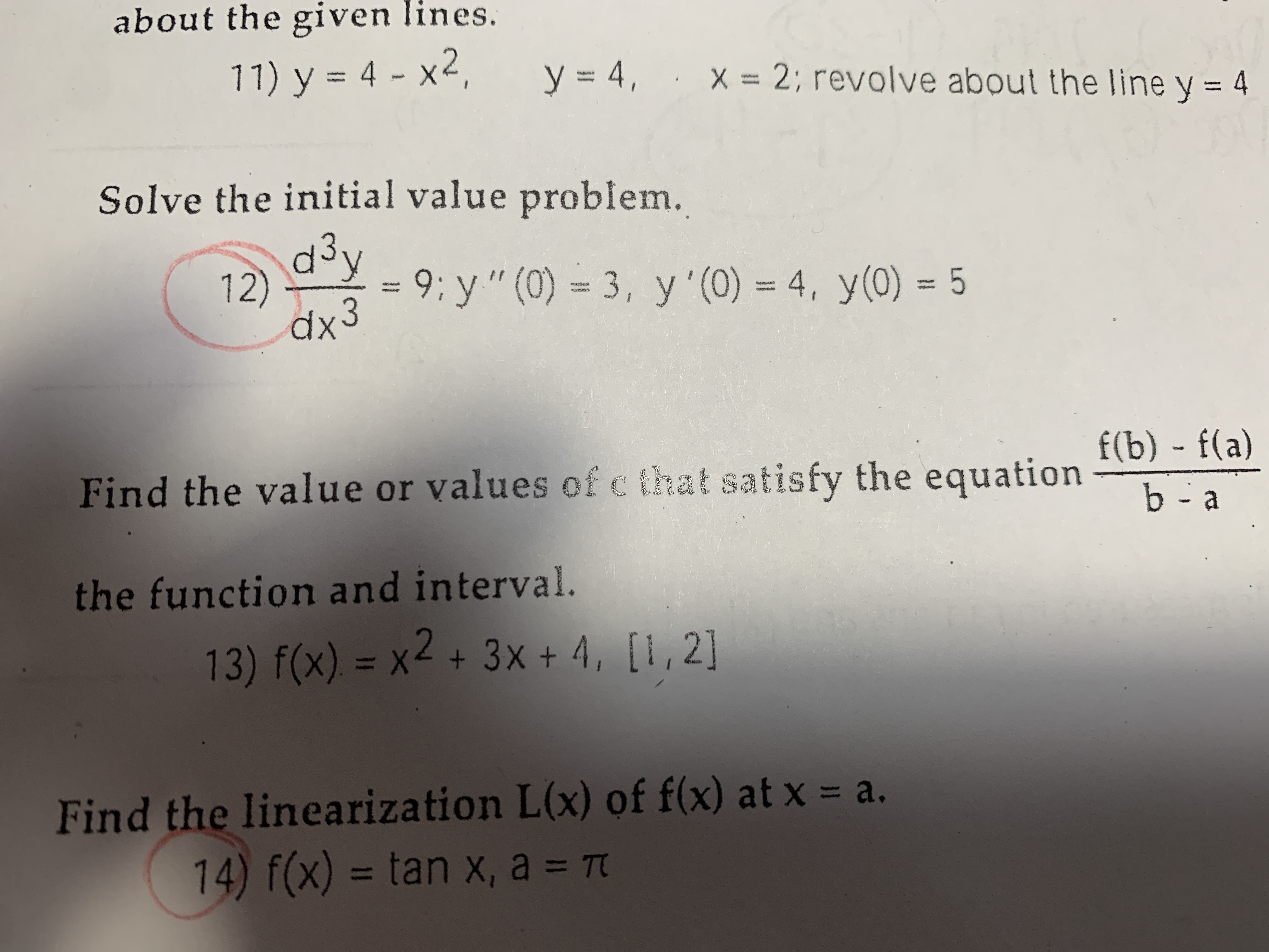 Answered About The Given Lines 11 Y 4 X2 Bartleby