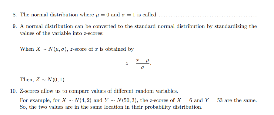 Answered 8 The Normal Distribution Where U 0 Bartleby