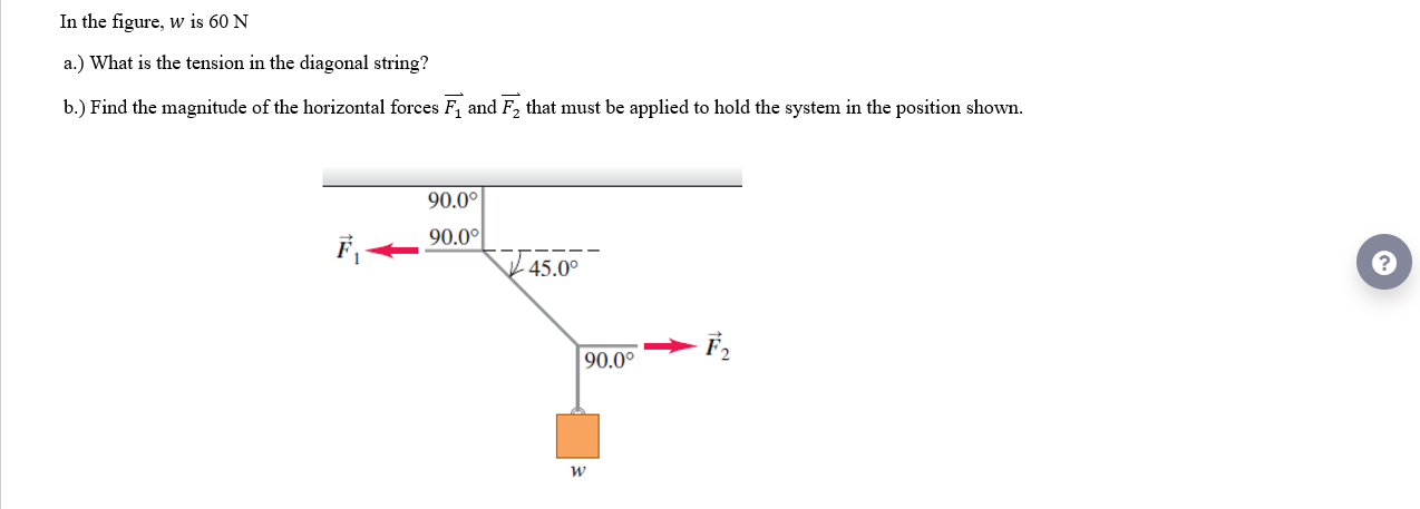 Answered In The Figure W Is 60 N A What Is Bartle