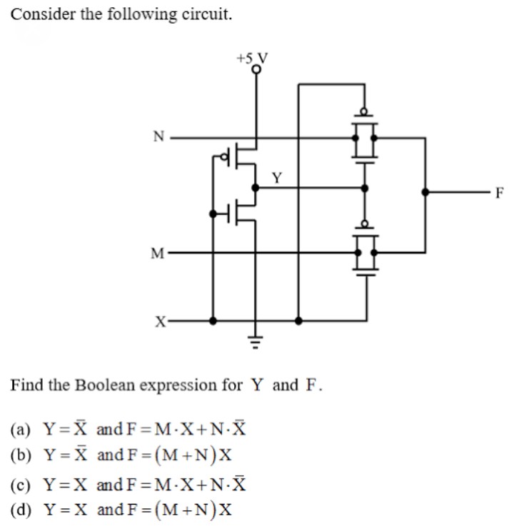 Answered Consider The Following Circuit 5 V N Bartleby