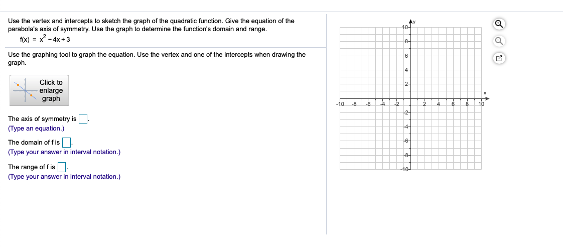 Answered Use The Vertex And Intercepts To Sketch Bartleby