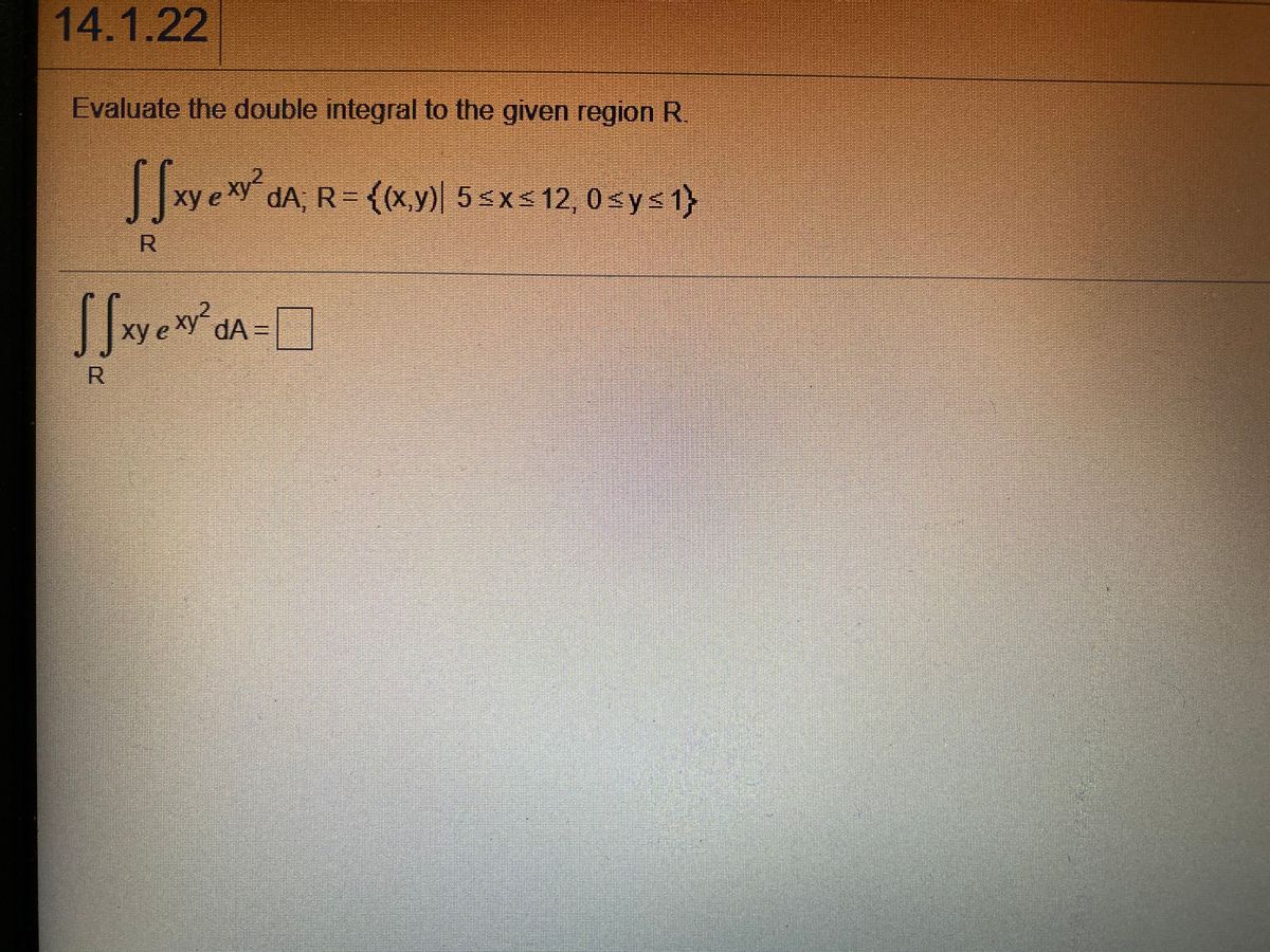 Answered Evaluate The Double Integral To The Bartleby