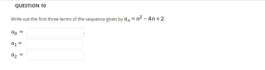 Answered Write Out The First Three Terms Of The Bartleby