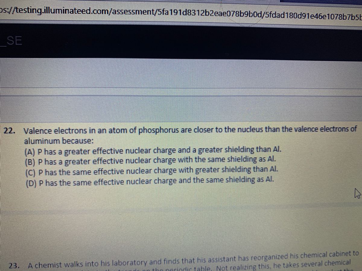 Number of valence electrons in aluminum used