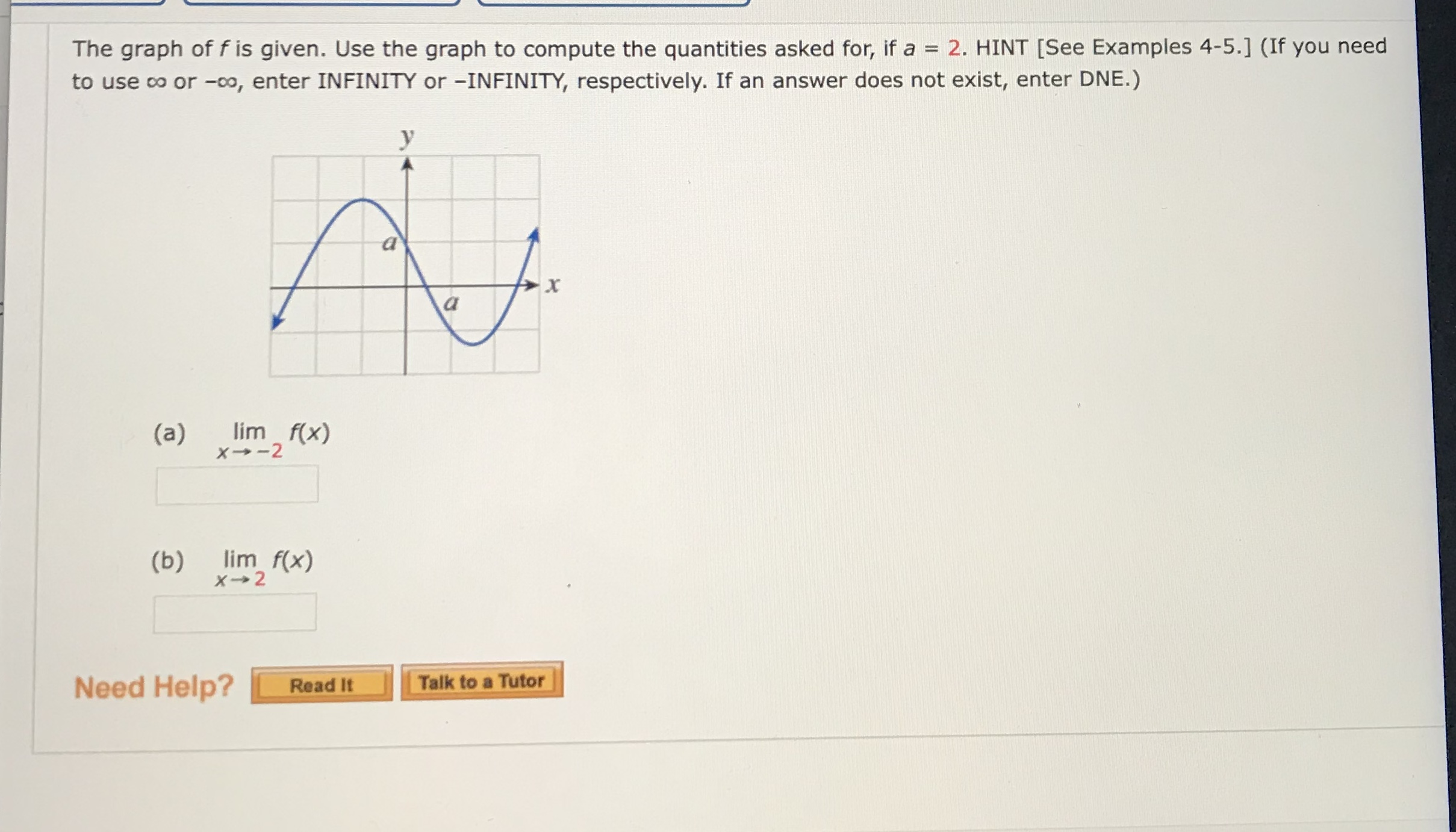 Answered A A Lim F X X 2 B Lim F X X→2 Bartleby