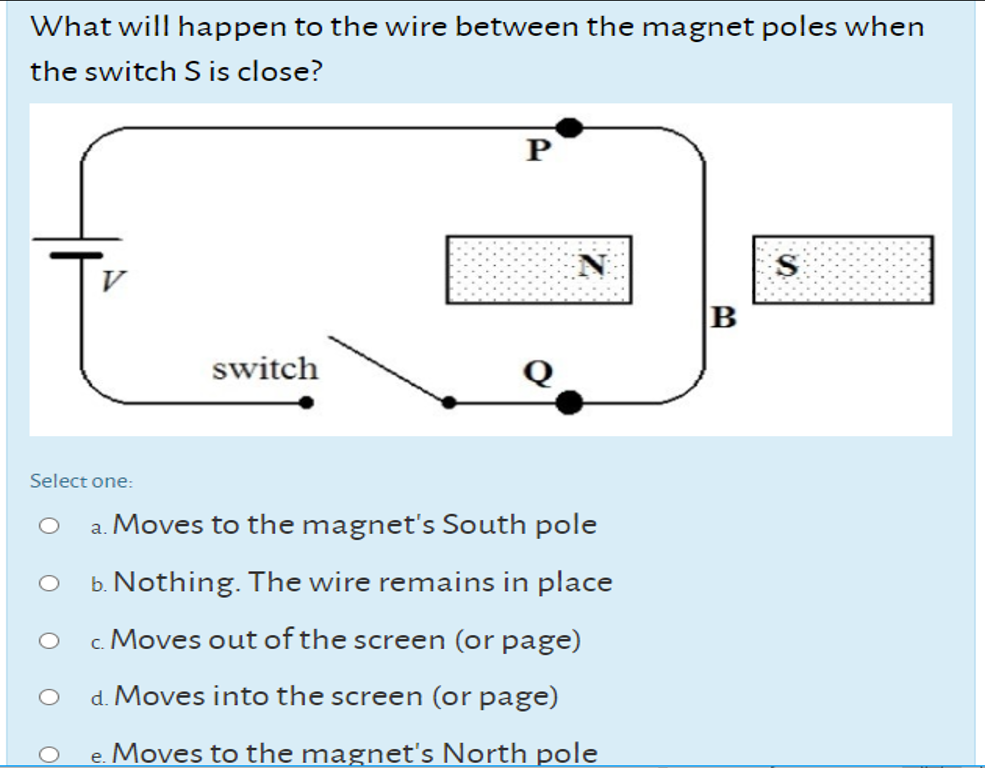 Answered: What will happen to the wire between… | bartleby