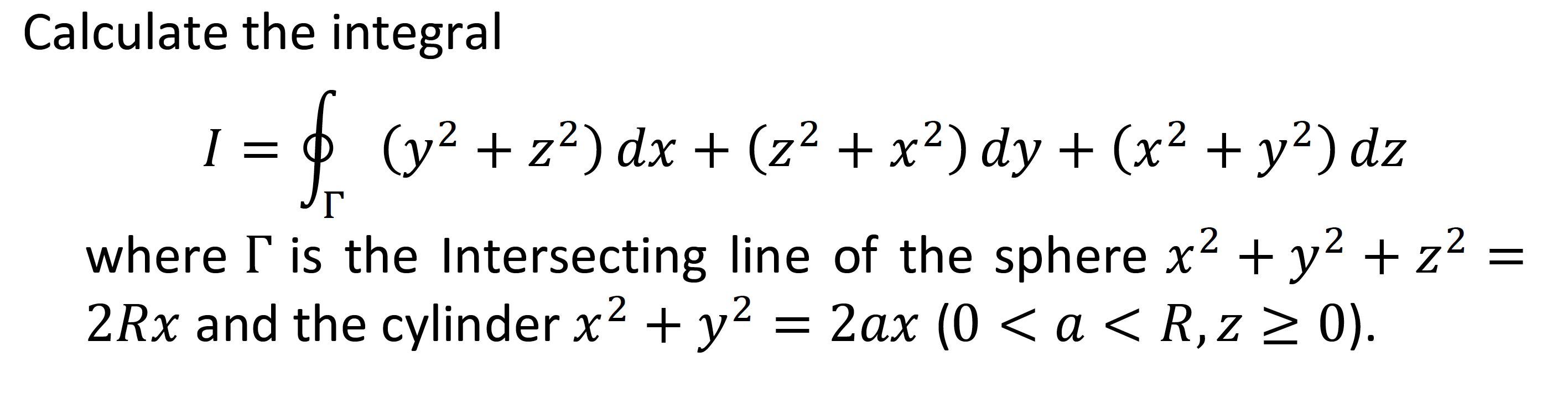 Answered Calculate The Integral I Y Bartleby