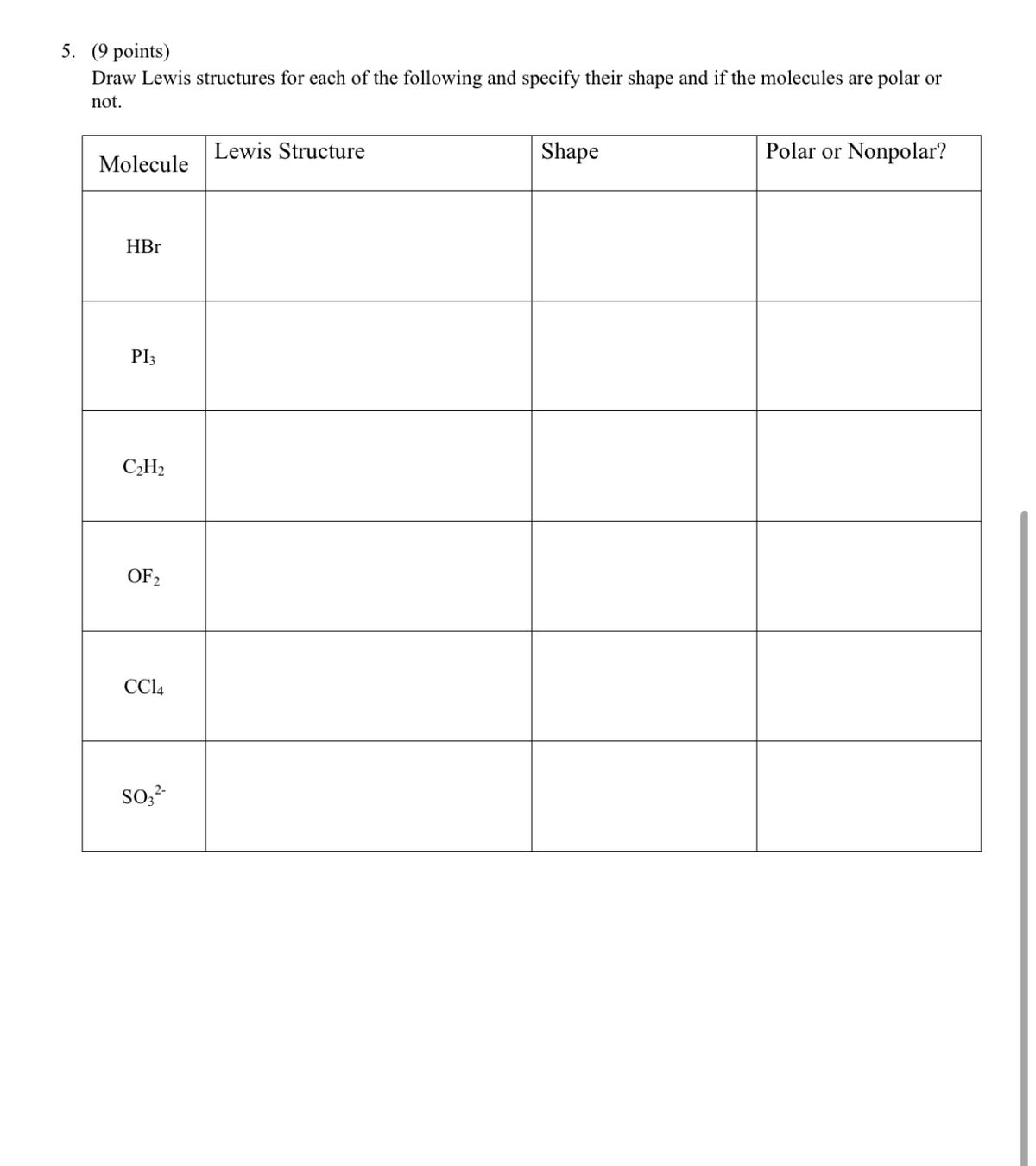 c2h2 molecular geometry